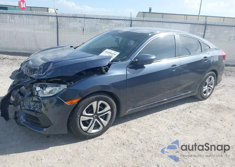 2017 Honda Civic Lx из США, поврежденный, VIN 19XFC2F58HE077847